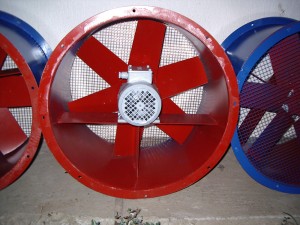 ventilator sa celicnim radnim kolom